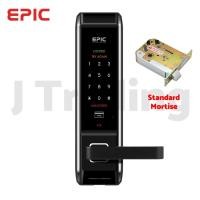 ราคา J TRADING [EPIC] Digital door locks ES-M50 (Big mortise) ชนิด Main สีดำ (10211943)