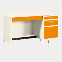 ราคา ICONIC โต๊ะทำงานเหล็ก 4 ฟุต รุ่น TC-4 ส้ม กว้าง 122.9 ลึก 66.9 สูง 75 ซม. (10237883)