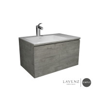 ราคา Lavenz SIMPLY | อ่างล้างหน้าแบบฝังพร้อมตู้หน้าบานคู่ SL0731 W6 อ่างล้างหน้าแบบฝังพร้อมตู้หน้าบานคู่ Lavenz SIMPLY | SL0731 (10205745)
