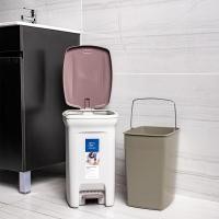 ราคา JCP ถังขยะเหลี่ยมแบบเหยียบ ขนาด 18 ลิตร รุ่น 5669 |BAI| สีเทา (10211161)