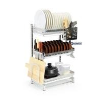 ราคา HOMEST ชั้นวางจานตั้งโต๊ะ 3 ชั้น SUS304 สเตนเลส SUS304 (10195323)