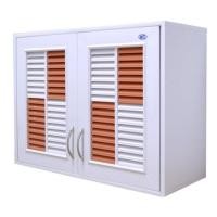 ราคา WT ตู้ลอยบานคู่ UPVC ขาว-บีช (10213362)