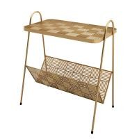 ราคา Home Studio Steel Side Table Storage โต๊ะข้างเตียง โต๊ะข้างโซฟา เหล็กพร้อมช่องเก็บหนังสือ ทอง (10228645)
