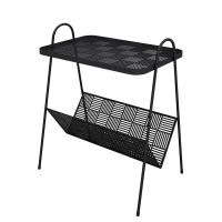 ราคา Home Studio Steel Side Table Storage โต๊ะข้างเตียง โต๊ะข้างโซฟา เหล็กพร้อมช่องเก็บหนังสือ ดำ (10228646)