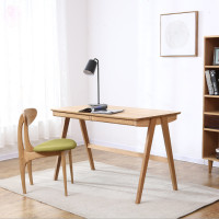 ราคา FURNATUR โต๊ะทำงานไม้โอ๊ค WD004 - L120*W65*H75 CM (10229876)