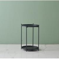 ราคา Home Studio Two Layers Steel Side Table โต๊ะข้างเตียง โต๊ะข้างโซฟา เหล็ก สองชั้น ดำ (10227964)