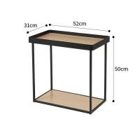 ราคา Home Studio Simple Side Table โต๊ะข้างวางของ ดำ (10220697)