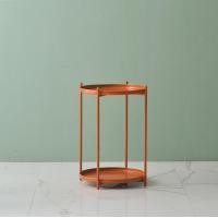 ราคา Home Studio Two Layers Steel Side Table โต๊ะข้างเตียง โต๊ะข้างโซฟา เหล็ก สองชั้น ส้ม (10227965)