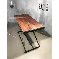 ราคา by ช่างอ้วน Desk ZZ design + Chair 120x50x75cm สีไม้เข้ม (10228912)