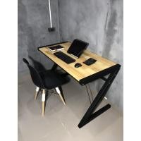 ราคา by ช่างอ้วน Desk Z design + Chair 120x50x75cm สีธรรมชาติ (10228915)