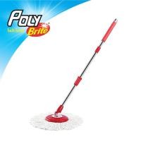 ราคา Poly-Brite ชุดด้ามม็อบถังปั่น รุ่น ทอร์นาโด 1 pcs อะไหล่ สีแดง (10249222)