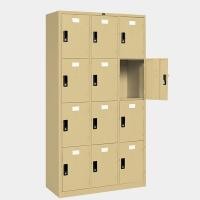 ราคา ICONIC ตู้ล็อคเกอร์ 12 ช่อง รุ่น LK-12 ครีม ก91.5xล45.7xส183 ซม. locker-0027 (10236732)