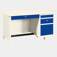 ราคา ICONIC โต๊ะทำงานเหล็ก 4 ฟุต รุ่น TC-4 กว้าง 122.9 ลึก 66.9 สูง 75 ซม. น้ำเงิน (10237879)