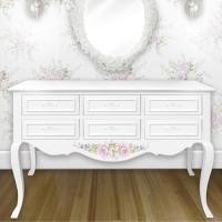 ราคา โต๊ะเครื่องแป้ง 2 in 1 CR07 สีขาว (10239313)