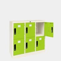 ราคา ICONIC ตู้ล็อคเกอร์เตี้ย 6 ช่อง รุ่น LK-T6 เขียว standard คลาสิค (10236753)