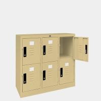 ราคา ICONIC ตู้ล็อคเกอร์เตี้ย 6 ช่อง รุ่น LK-T6 ครีม standard คลาสิค (10236763)