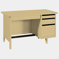 ราคา ICONIC โต๊ะทำงานเหล็ก 4 ฟุต รุ่น TC-4 ครีม กว้าง 122.9 ลึก 66.9 สูง 75 ซม. (10237875)