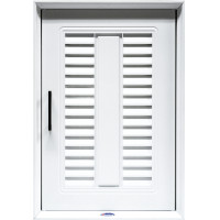 ราคา บานซิงค์เดี่ยว เกล็ดมณี QUEEN มือจับอัลลอยด์ APSSQ4-1D-IR 45x65CM ขาว - - - (10238693)