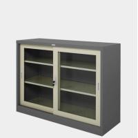 ราคา Iconic Furniture ตู้บานเลื่อนกระจก 4 ฟุต รุ่น ZDG-324 เทาสลับ ขนาด กว้าง 120 ลึก 45.7 สูง 90 ซม. คลาสสิค (10242540)