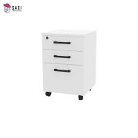 ราคา SASI ตู้เก็บเอกสารล้อเลื่อน สีขาว 40x42x60 cm. 3 ลิ้นชัก (10247152)