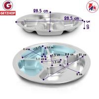 ราคา Thaibull ถาดสแตนเลส 5 ช่อง รุ่น TBCN-5L (304) ถาดหลุม (10256014)