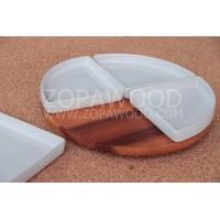 ราคา Zopawood ถาดหมุนเซรามิค แบบที่ 1 32.5x32.5x5.5 ซม. กลม น้ำตาล (10258121)