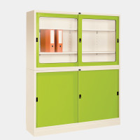 ราคา ICONIC ตู้เอกสารพร้อมขารองตู้ รุ่น SLG5+SL5+SB5 เทาราชการ กว้าง 149 ลึก 40.6 สูง 183 ซม. (10239008)