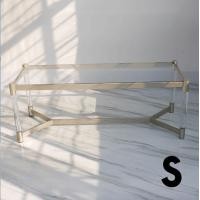 ราคา Home Studio Rectangle Designed Coffee Table III โต๊ะกลางห้องรับแขกกระจกนิรภัย S (10254195)