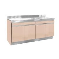 ราคา SANKI ตู้ครัวสแตนเลส เปิด 4 บาน ท็อปเรียบ MILANO ท็อปหินสังเคราะห์ หน้าบาน 30 (10270592)