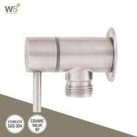 ราคา WS สต๊อปวาล์วแบบ 1 ทาง ขนาด 1/2 นิ้ว (4 หุน) รุ่น Wang WS-0310 Silver (10265612)