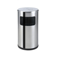 ราคา COMBI WARE ถังขยะสแตนเลสทรงกลม 20 ลิตร รุ่น LC-O352 D30 x H61 CM. สแตนเลส (10324069)