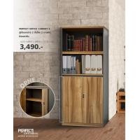 ราคา PERFECT ตู้เก็บเอกสาร 2 ชั้นโล่ง 2 บานเปิด PERFECT OFFICE CABINET 3 ตู้เก็บเอกสาร ผิวเมลามีน 2 ชั้นโล่ง 2 บานเปิด (10289500)