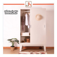 ราคา JrDecore Kiosk เหล็กบานเลื่อน WD ทนน้ำ สู้ปลวก ขนาด 120 ซม. บานเลื่อนทึบ (10297494)