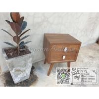 ราคา SRN : ตู้ข้างเตียงไม้สัก เสี้ยนดำ (10290338)