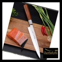 ราคา Chaitheknife มีดเชฟ ญี่ปุ่น ยานากิบะ ใบมีดยาว 27 cm ด้ามจับไม้ Japanese Yanagiba fish knife blade long 27 cm wooden handle ใบมีดยาว 27 cm (10334076)
