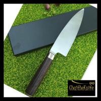 ราคา Chaitheknife ถนัดซ้าย​ มีดเชฟ​ญี่ปุ่น​เดบะ​ใบมีด​ยาว​ 18​ เซนติเมตร​ high​carbon staniless steel ด้ามจับ​ไม้​เนื้อ​แข็ง​ ใบมีด​ยาว​ 18​ เซนติเมตร​ (10334309)