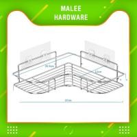ราคา Malee Hardware Malee Hardware ที่วางของแบบเข้ามุม (ไม่ต้องเจาะ) 1 ชั้น แบบเข้ามุม (ไม่ต้องเจาะ) สแตนเลส (10301310)