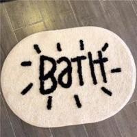 ราคา Yinndee พรมเช็ดเท้า ลาย Bath BATH (สีขาว) 45X65 cm. พรมเช็ดเท้า (10331519)