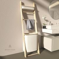 ราคา Wood Slash ราวแขวนผ้า Peony พร้อมกระกร้า และชั้นวางของ ไม้ไผ่ ขนาด 135 X 44 Cm 135 x 44 (10376438)