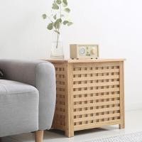 ราคา Cozybrown โต๊ะไม้ธรรมชาติวางของ TP0007 40*40*50 cm. (10393055)