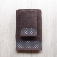 ราคา behomeshop ผ้าขนหนู รุ่น Dots, Colored ผ้าเช็ดตัว สีพื้น น้ำตาล (10363368)