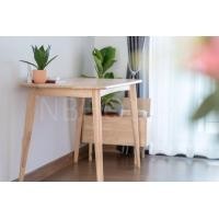 ราคา NBHouse โต๊ะทำงานไม้ยางพารา รุ่น STD ขาเอียง 80x50 สีไม้ธรรมชาติ (10364361)
