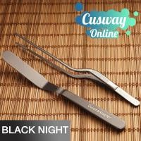 ราคา Cuisine Scepter Culinary Tweezer / Chef Tweezer / Penzer ที่คีบตกแต่งอาหาร ที่คีบอาหาร มีให้เลือกหลากสี J006-TWZ,SPA-Black,ไม่สลักชื่อ (10387490)