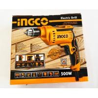 ราคา INGCO สว่านไฟฟ้า 3หุน รุ่น ED50028 500 w สว่านอย่างดี มีใบรับประกันและอุปกรณ์ครบกล่อง 3หุน (3/8) 10mm. (10379463)