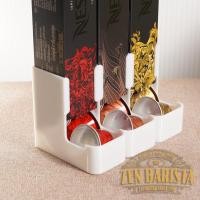 ราคา ZENBARISTA Nespresso แท่นวางแคปซูลแนวตั้ง สำหรับกล่องแคปซูล Nespresso H009-Dispenser-Black 30 x 20 x 20 ทรงกลม (10387279)