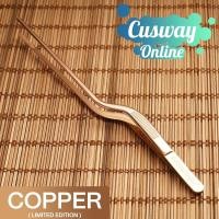 ราคา Cuisine Scepter Culinary Tweezer / Chef Tweezer / Penzer ที่คีบตกแต่งอาหาร ที่คีบอาหาร มีให้เลือกหลากสี J004-TWZ,Copper,เลเซอร์ชื่อ (10387477)