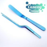 ราคา Cuisine Scepter Culinary Tweezer / Chef Tweezer / Penzer ที่คีบตกแต่งอาหาร ที่คีบอาหาร มีให้เลือกหลากสี J006-TWZ,SPA-Blue,เลเซอร์ชื่อ (10387481)