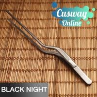 ราคา Cuisine Scepter Culinary Tweezer / Chef Tweezer / Penzer ที่คีบตกแต่งอาหาร ที่คีบอาหาร มีให้เลือกหลากสี J004-TWZ,Black,เลเซอร์ชื่อ (10387483)