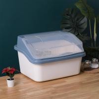 ราคา KEYWAY ที่คว่ำจานพร้อมฝา รุ่น DP601 สีฟ้า |EA| ฟ้า (10385103)