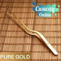 ราคา Cuisine Scepter Culinary Tweezer / Chef Tweezer / Penzer ที่คีบตกแต่งอาหาร ที่คีบอาหาร มีให้เลือกหลากสี J004-TWZ,Gold,เลเซอร์ชื่อ (10387487)
